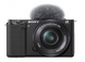 Компактний фотоапарат зі змінним об'єктивом Sony ZV-E10 kit (16-50mm) Black (ILCZVE10LB.CEC) 103546 фото 1