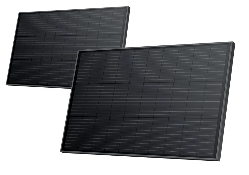 Монокристалічна сонячна панель EcoFlow 2*100W Rigid Solar Panel EFSolar2*100W (ZMS331) 222137 фото