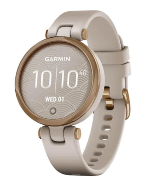 Смарт-годинник Garmin Lily Rose Gold Bezel with Light Sand Case and Silicone Band (010-02384-11) 101535 фото