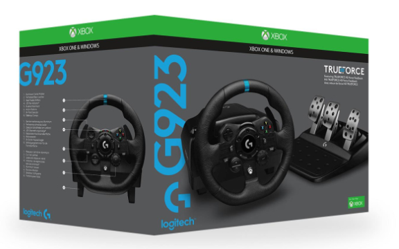 Комплект (кермо, педалі) Logitech G923 Xbox One/PC (941-000158) 101910 фото