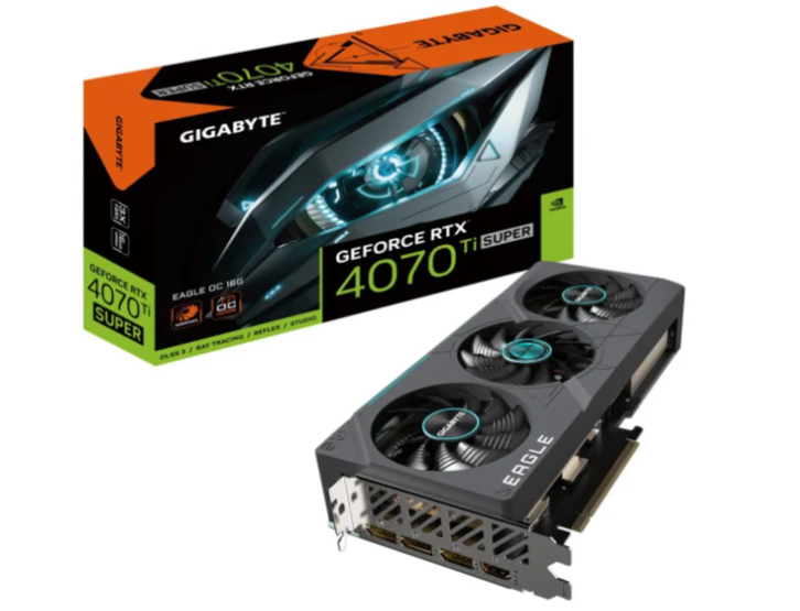 Відеокарта Gigabyte GeForce RTX 4070 Ti SUPER EAGLE OC 16GB GDDR6X (GV-N407TSEAGLE OC-16GD) 103790 фото