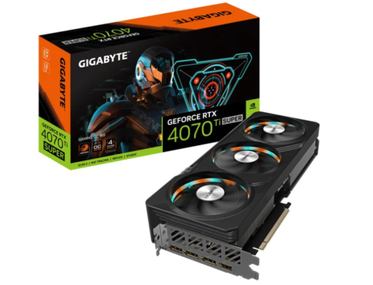 Відеокарта GIGABYTE GeForce RTX 4070 Ti SUPER GAMING OC 16G (GV-N407TSGAMING OC-16GD)  103791 фото