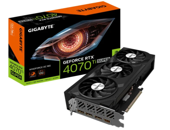 Відеокарта Gigabyte GeForce RTX 4070 Ti SUPER WINDFORCE OC 16GB GDDR6X (GV-N407TSWF3OC-16GD) 103792 фото