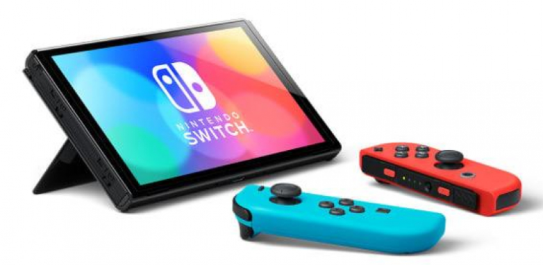 Портативна ігрова приставка Nintendo Switch OLED with Neon Blue and Neon Red Joy-Con 100430 фото