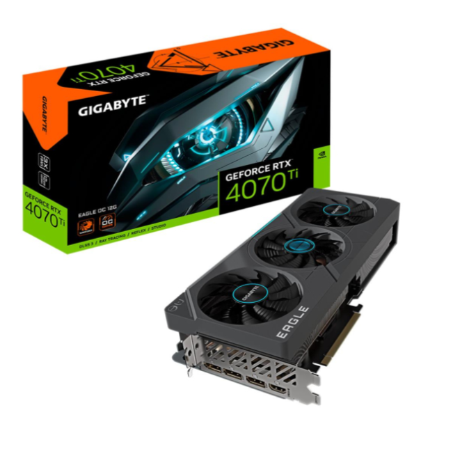Відеокарта Gigabyte GeForce RTX 4070 Ti EAGLE OC 12GB GDDR6X (GV-N407TEAGLE OC-12GD) 102087 фото