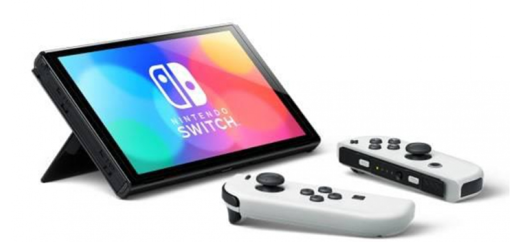 Портативна ігрова приставка Nintendo Switch OLED with White Joy-Con 100560 фото