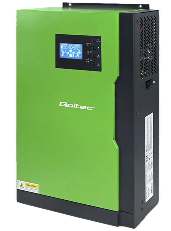 Гібридний сонячний інвертор Qoltec Off-Grid 3.5KW / 100A / Sinus (53886) 222295 фото