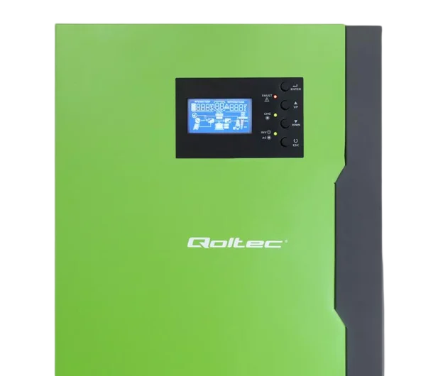 Гібридний сонячний інвертор Qoltec Off-Grid 3.5KW / 100A / Sinus (53886) 222295 фото