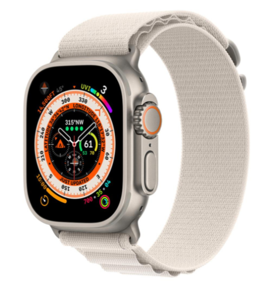 Смарт-годинник Apple Watch Ultra Titanium/Starlight Alpine Loop L LTE (MQFT3) 101613 фото