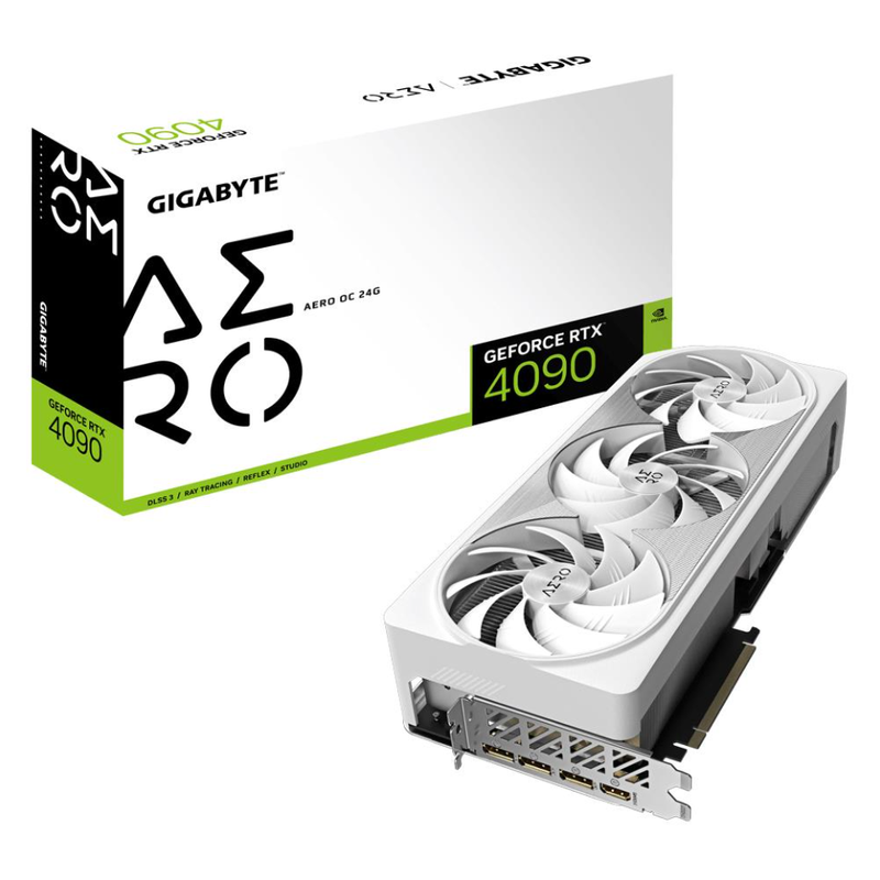 Відеокарта GIGABYTE GeForce RTX 4090 AERO OC 24G (GV-N4090AERO OC-24GD) 102390 фото