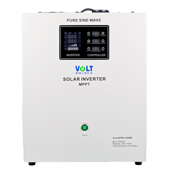 Сонячний інвертор VOLT SINUS PRO 2200 S 12/230V (1400/2200W) + 60A (3SPS200012) 222303 фото