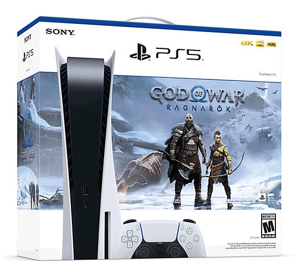 Стаціонарна ігрова приставка Sony PlayStation 5 825GB God of War Ragnarok Bundle 102050 фото