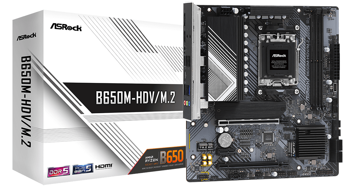 Материнська плата ASRock B650M-HDV/M.2 222777 фото