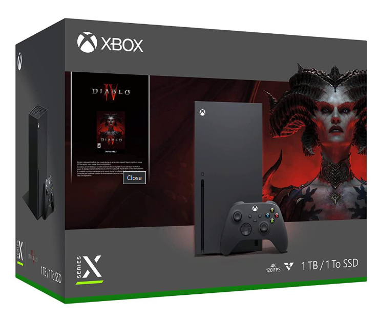 Стаціонарна ігрова приставка Microsoft Xbox Series X 1 TB Diablo IV Bundle (RRT-00035) 102644 фото