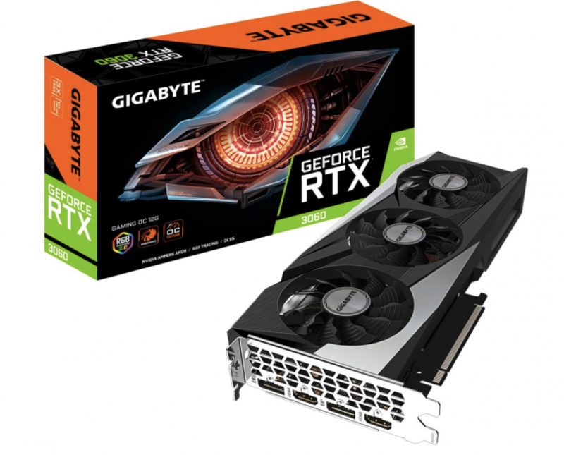 Відеокарта GIGABYTE GeForce RTX 3060 GAMING OC 12G rev. 2.0 (GV-N3060GAMING OC-12GD rev. 2.0) 100191 фото