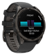 Спортивний годинник Garmin Fenix 8 51mm Solar Sapphire Carbon Gray DLC Titanium w. Black/Pebble Gray S. Band (010-02907-10/11) 222724 фото 2