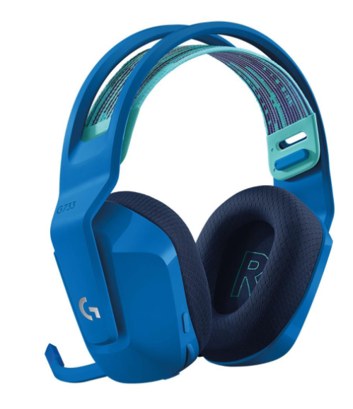 Комп'ютерна гарнітура Logitech Lightspeed Wireless RGB Gaming Headset G733 Blue (981-000943) 102733 фото