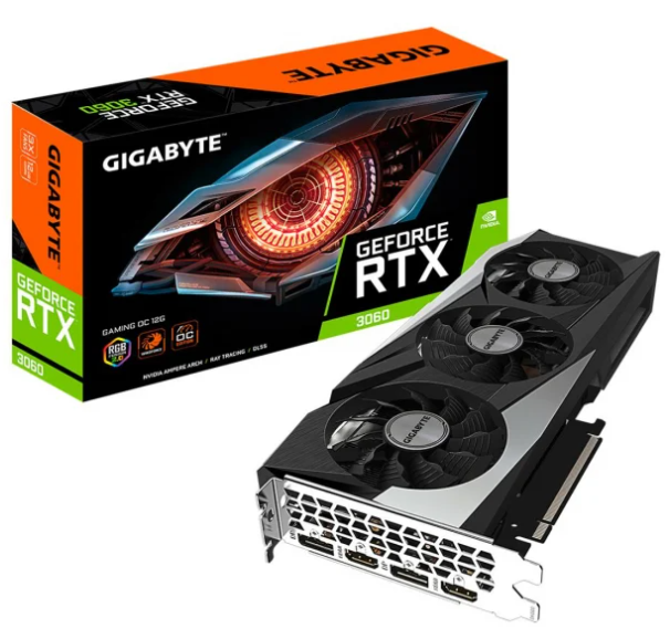 Відеокарта GIGABYTE GeForce RTX 3060 GAMING OC 12G (GV-N3060GAMING OC-12GD) 100165 фото