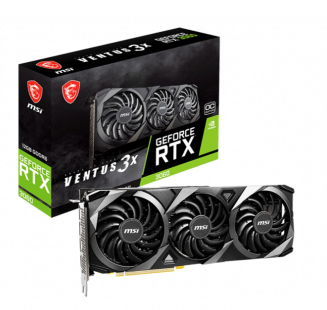 Відеокарта MSI GeForce RTX 3060 VENTUS 3X 12G OC 101178 фото