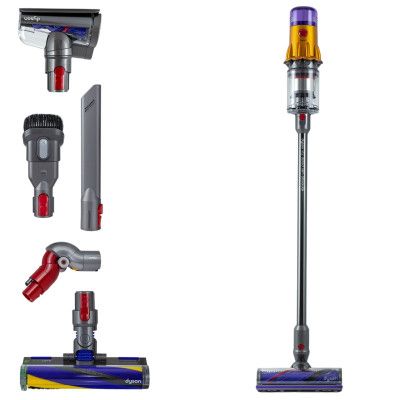 Вертикальний + ручний пилосос (2в1) Dyson V12 Detect Slim Absolute 2023 (448884-01) 490046 фото