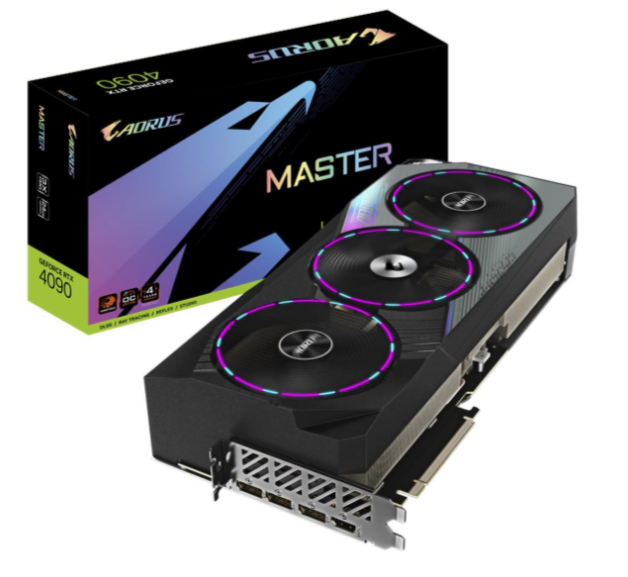 Відеокарта Gigabyte GeForce RTX 4090 Aorus MASTER 24GB GDDR6X (GV-N4090AORUS M-24GD) 102285 фото