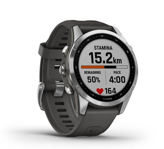 Смарт-годинник Garmin Fenix 7S Silver with Graphite Band (010-02539-00/01) 101630 фото