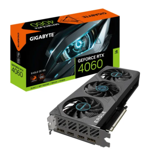 Відеокарта GIGABYTE GeForce RTX 4060 EAGLE OC 8G (GV-N4060EAGLE OC-8GD) 102793 фото