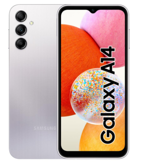 Смартфон Samsung Galaxy A14 4/64GB Silver (SM-A145FZSU) 102620 фото