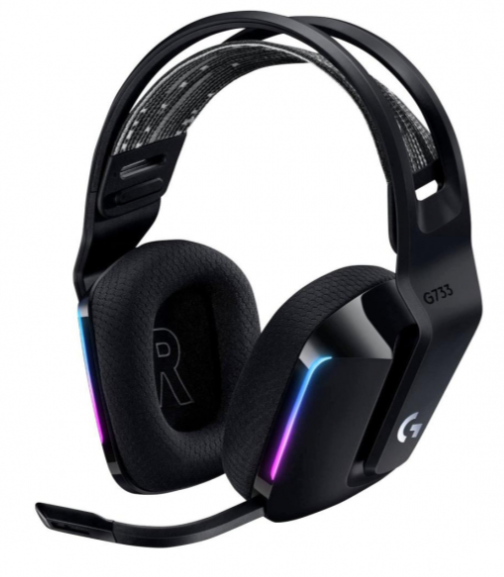 Комп'ютерна гарнітура Logitech G733 Lightspeed Wireless RGB Black (981-000864) 101345 фото