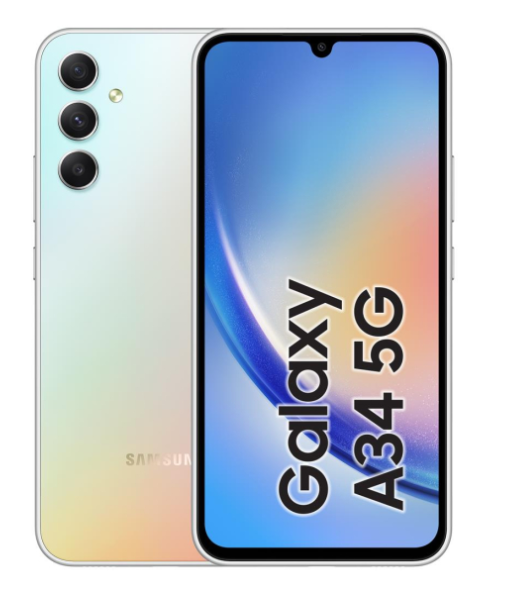 Смартфон Samsung Galaxy A34 5G 6/128GB Silver (SM-A346EZSA) 102550 фото