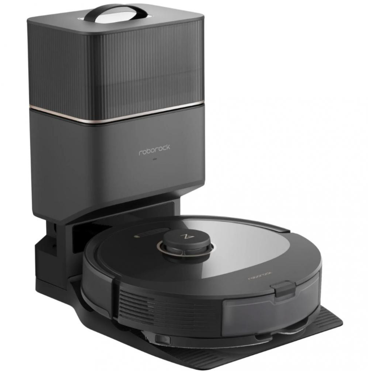 Робот-пилосос з вологим прибиранням RoboRock Q8 Max Plus Black (Q8MP52-00) 103730 фото