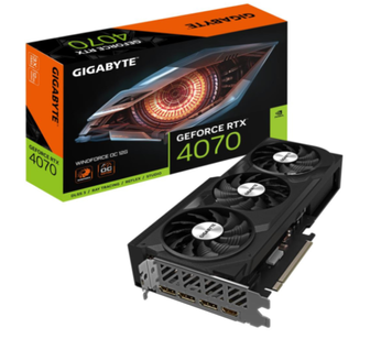 Відеокарта GIGABYTE GeForce RTX 4070 WINDFORCE OC 12G (GV-N4070WF3OC-12GD) 102531 фото