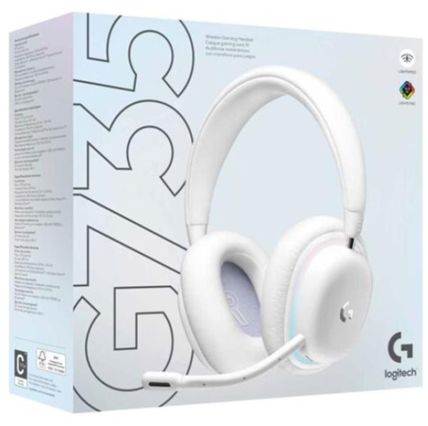 Навушники з мікрофоном Logitech G735 Off White (981-001083) 103869 фото