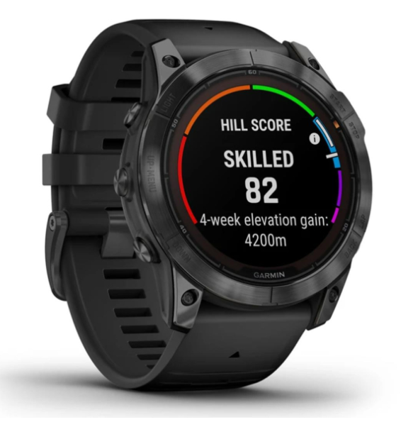 Смарт-годинник Garmin Fenix 7X Pro Solar Slate Gray w. Black Band (010-02778-00/01) 102631 фото