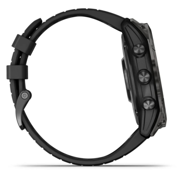 Смарт-годинник Garmin Fenix 7X Pro Solar Slate Gray w. Black Band (010-02778-00/01) 102631 фото