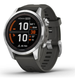 Смарт-годинник Garmin Fenix 7S Pro Solar Silver w. Graphite Band (010-02776-00/01) 102632 фото 1