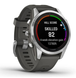 Смарт-годинник Garmin Fenix 7S Pro Solar Silver w. Graphite Band (010-02776-00/01) 102632 фото 3