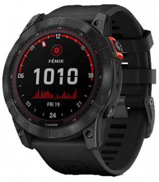 Смарт-годинник Garmin Fenix 7X Solar Slate Gray with Black Band (010-02541-00/01) 100455 фото