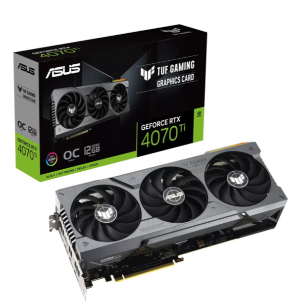 Відеокарта ASUS GeForce RTX 4070 Ti TUF Gaming OC 12GB GDDR6X (TUF-RTX4070TI-O12G-GAMING) 102090 фото