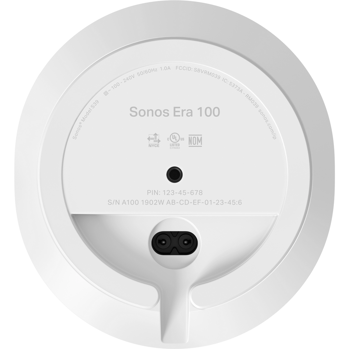 Портативна колонка Sonos Era 100 White 222371 фото