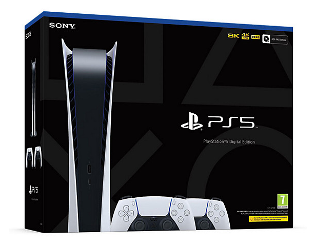 Стаціонарна ігрова приставка Sony PlayStation 5 Digital Edition 825GB + DualSense Wireless Controller (PS711000036488) 102642 фото