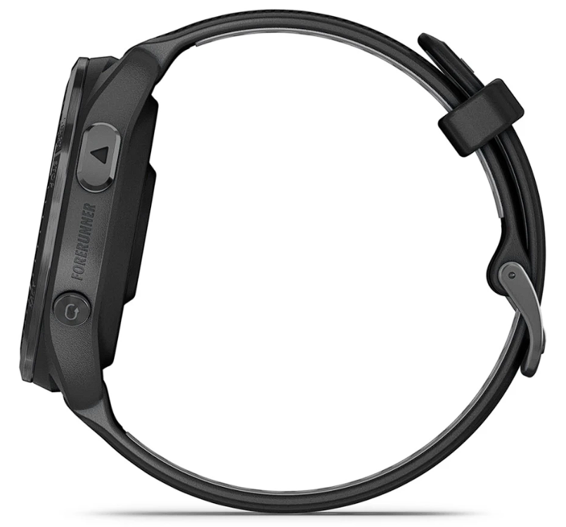 Спортивний годинник Garmin Forerunner 965 Carbon Gray Titanium Bezel w. Blk Case and Blk/Powder Gray S. Band (010-02809-00/10) 102507 фото